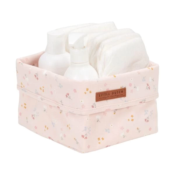 Little Dutch Little Pink Flowers Kommodenkörbchen Klein Dunkelrosa 2 Little Dutch Little Pink Flowers Kommodenkörbchen Klein Dunkelrosa – Bild 2