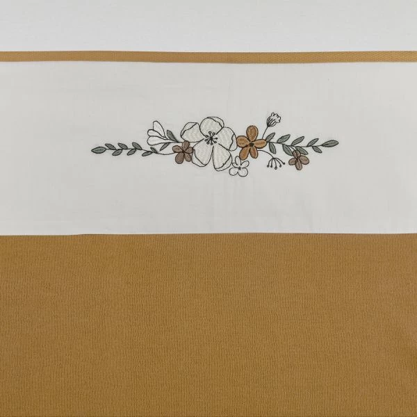 Meyco Floral Bettlaken Honey Gold 100 X 150 Cm 1 Meyco Floral Bettlaken Honey Gold 100 X 150 Cm