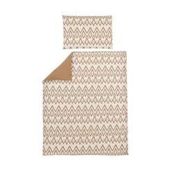 Meyco Ikat Dekbedovertrek Sand / Toffee