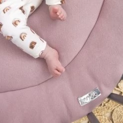 Meyco Knit Basic Laufstallteppich Rund Lilac -Babywelt Verkauf meyco knit basic boxkleed rond lilac 4 bc30