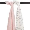 Meyco Mini Panter Swaddle Soft Pink 2 Stück