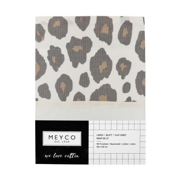 Meyco Bettlaken Panter 100 X 150 Cm 2 Meyco Bettlaken Panter 100 X 150 Cm – Bild 2