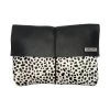 Mozz Bags Wickeletui Black Baby Cheetah Weiß
