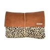 Mozz Bags Wickeletui Cognac Baby Cheetah Beige