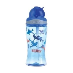 Nuby Flip-It Trinkbecher Blau 360 Ml