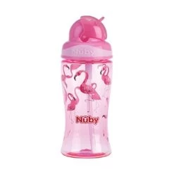 Nuby Flip-It Trinkbecher Rosa 360 Ml