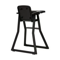 Puck Plain Kinderstuhl Mit Kissen Schwarz -Babywelt Verkauf puck plain kinderstoel met kussen zwart 4 9318