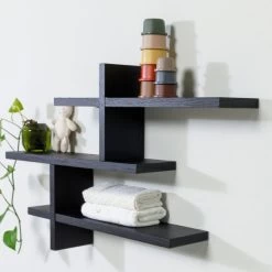 Kidsmill Savi Wandregal Schwarz Eiche 3 Kidsmill Savi Wandregal Schwarz Eiche -Babywelt Verkauf savi zwart detail2 f7a8