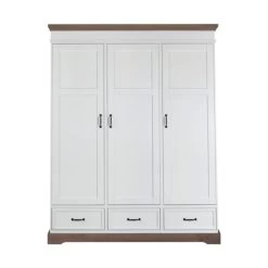 Kidsmill Savigno Kleiderschrank 3-türig Grau