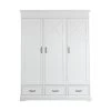 Kidsmill Savigno Schrank 3-türig Weiß Mit Kreuz