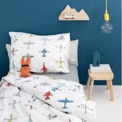 Studio Ditte Bettbezug Flugzeuge, 140 X 220 Cm -Babywelt Verkauf studio ditte vliegtuigjes overtrek 140 x 220 cm 4 d60e