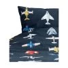 Studio Ditte Flugzeuge Bettdeckenbezug Dunkelblau 140 X 200 Cm