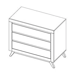 Bopita Anne Kommode Weiß 7 Bopita Anne Kommode Weiß -Babywelt Verkauf tekening commode anne c961