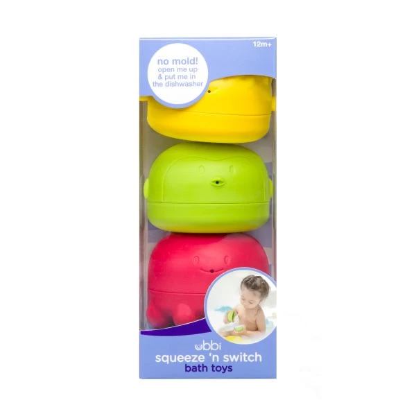 Ubbi® Ubbi Drücken Und Austauschen Badespielzeug 3 Stück 3 Ubbi® Ubbi Drücken Und Austauschen Badespielzeug 3 Stück – Bild 3