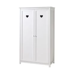 Vipack Amori Kleiderschrank Weiß 2-türig