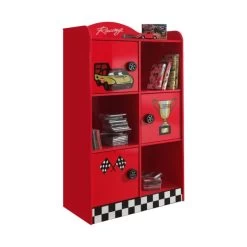 Vipack Racer Bücherregal Rot