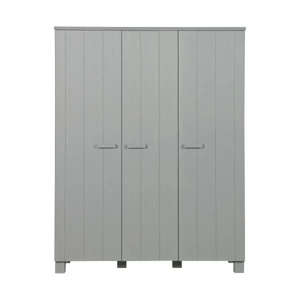 Woood Dennis Kleiderschrank 3-türig 1 Woood Dennis Kleiderschrank 3-türig